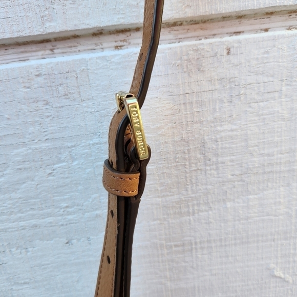 Tory BurchWomen's Brown Robinson Pebbled Fold-Over Messenger - Picture 7 of 14